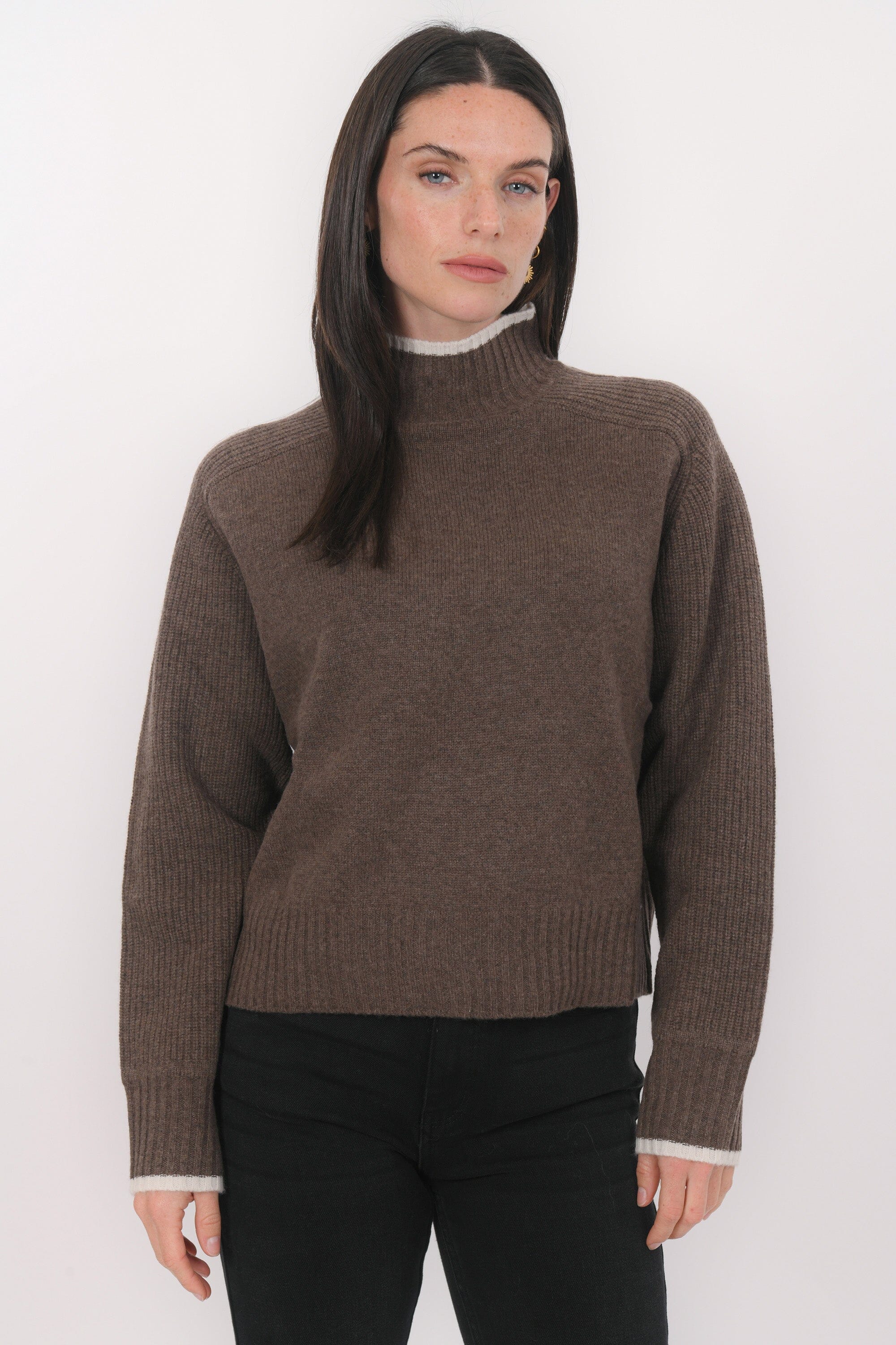 PULL COL MONTANT - BART - CHOCOLAT PULL NEW KOOKAI Mode Kookai