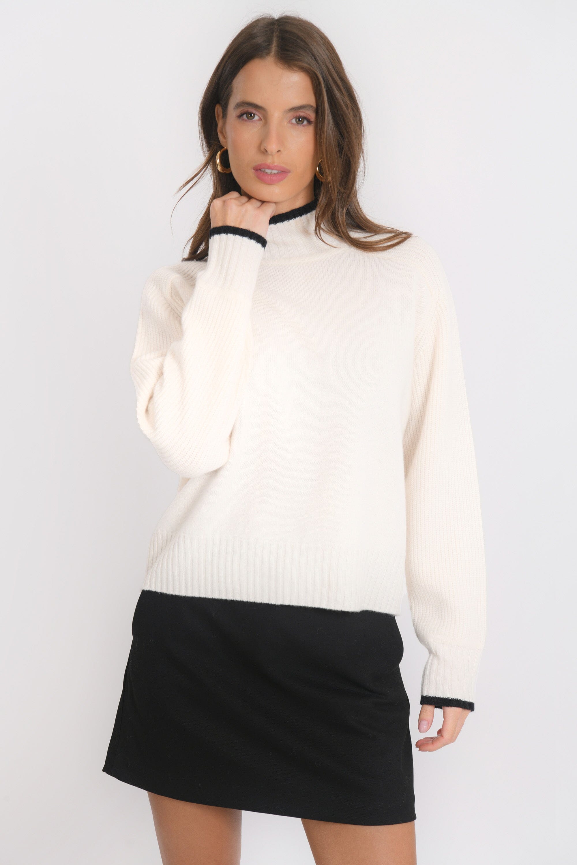 PULL COL MONTANT - BART - ECRU PULL NEW KOOKAI Mode Kookai