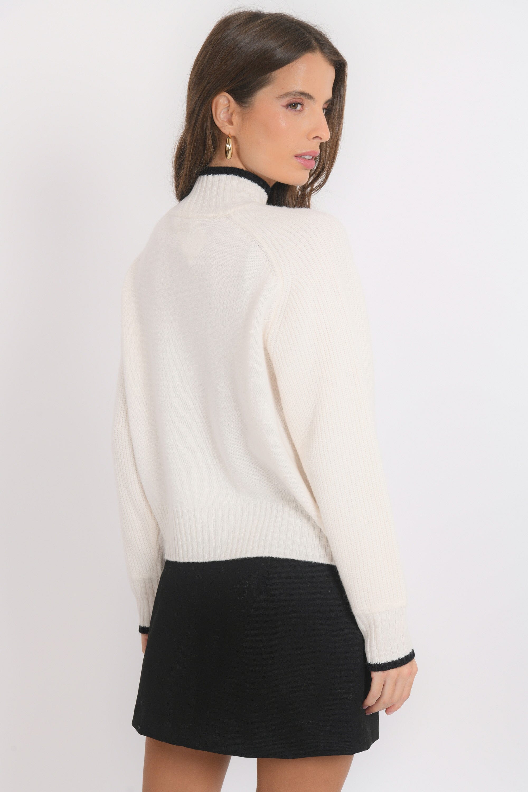 PULL COL MONTANT - BART - ECRU PULL NEW KOOKAI Mode Kookai