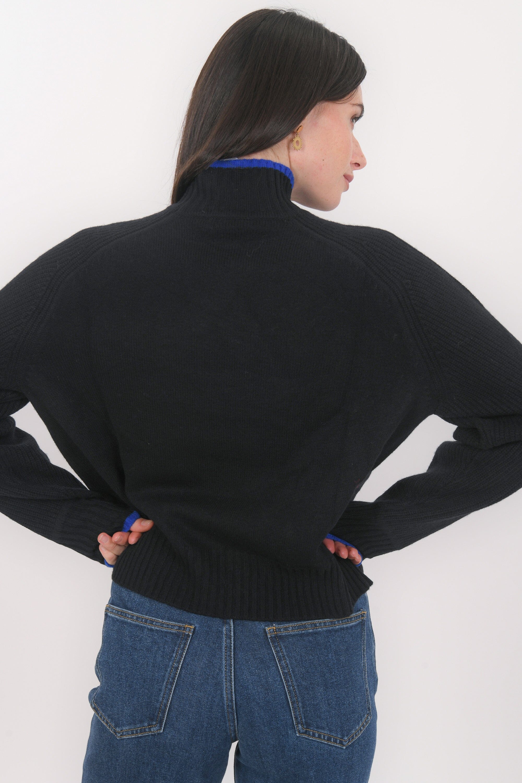 PULL COL MONTANT - BART - NOIR PULL NEW KOOKAI Mode Kookai