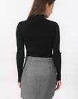 PULL COL MONTANT - BAYRON - NOIR PULL NEW KOOKAI Mode Kookai