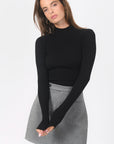 PULL COL MONTANT - BAYRON - NOIR PULL NEW KOOKAI Mode Kookai