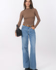 PULL COL MONTANT - BAYRON - TAUPE PULL NEW KOOKAI Mode Kookai