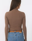 PULL COL MONTANT - BAYRON - TAUPE PULL NEW KOOKAI Mode Kookai