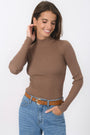 PULL COL MONTANT - BAYRON - TAUPE PULL NEW KOOKAI Mode Kookai