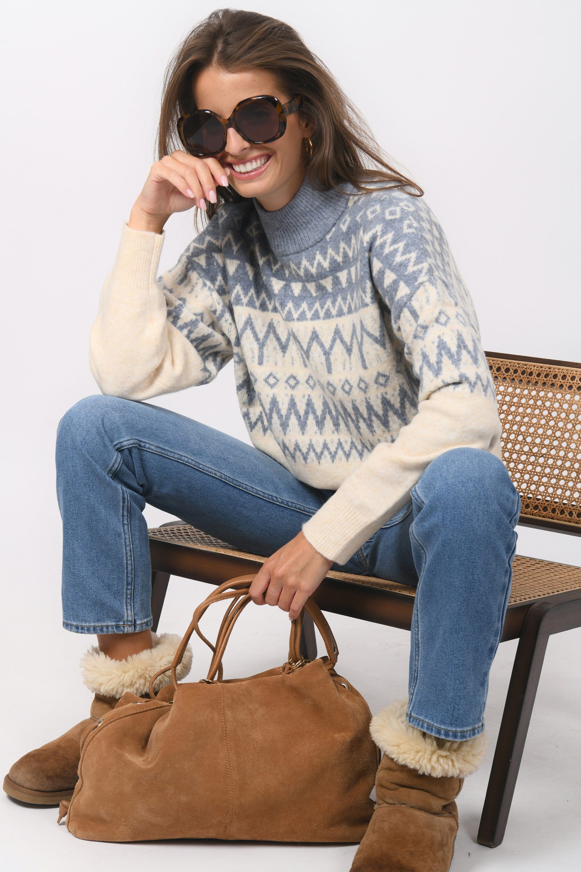 PULL COL MONTANT - BECCY - ECRU PULL NEW KOOKAI Mode Kookai