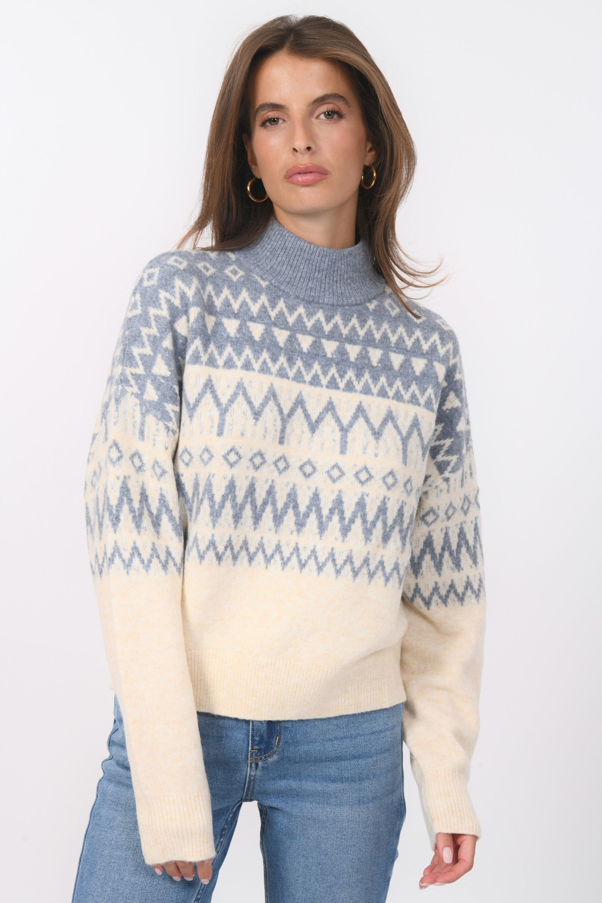 PULL COL MONTANT - BECCY - ECRU PULL NEW KOOKAI Mode Kookai