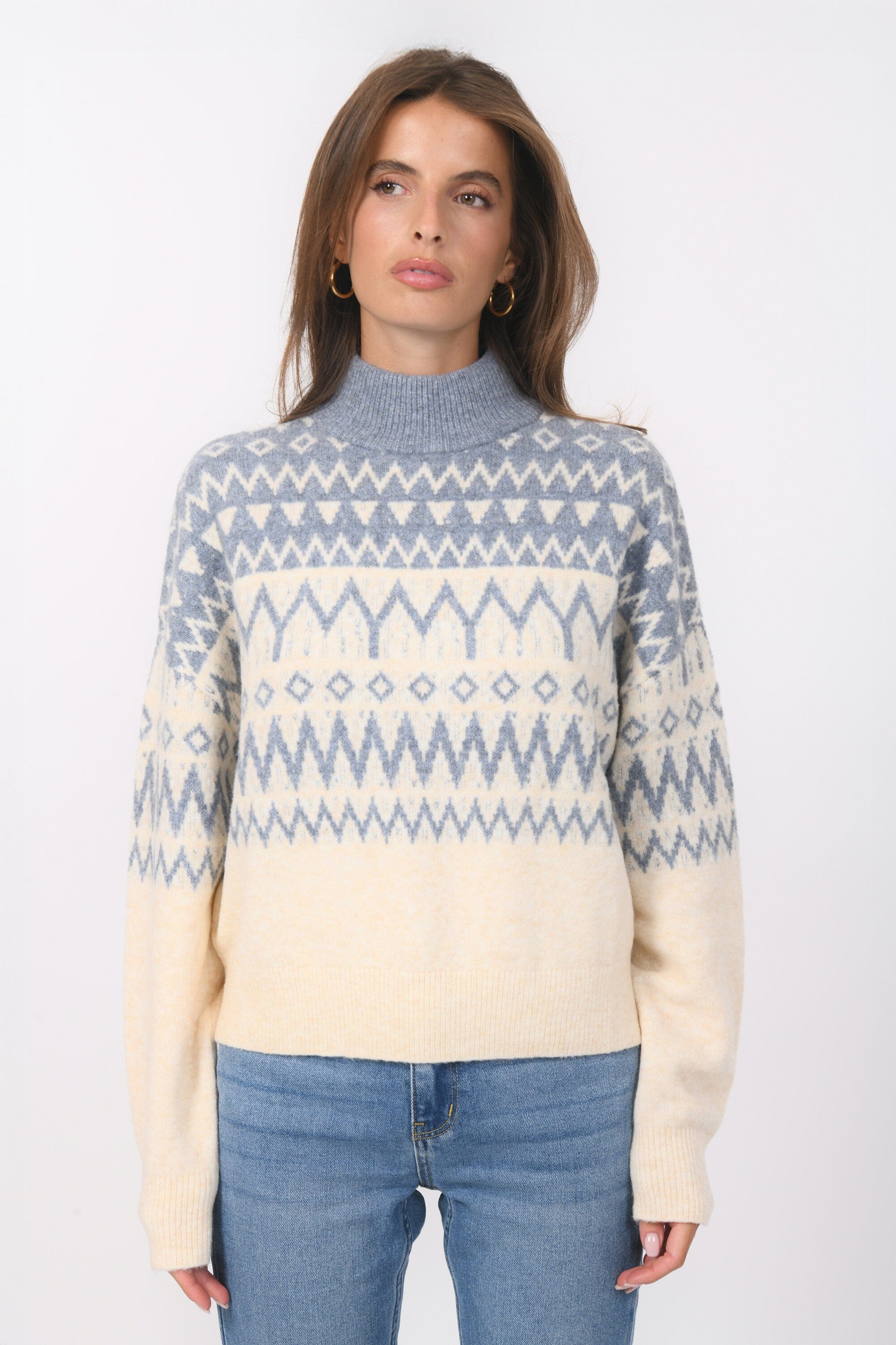 PULL COL MONTANT - BECCY - ECRU PULL NEW KOOKAI Mode Kookai