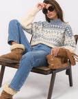 PULL COL MONTANT - BECCY - ECRU PULL NEW KOOKAI Mode Kookai