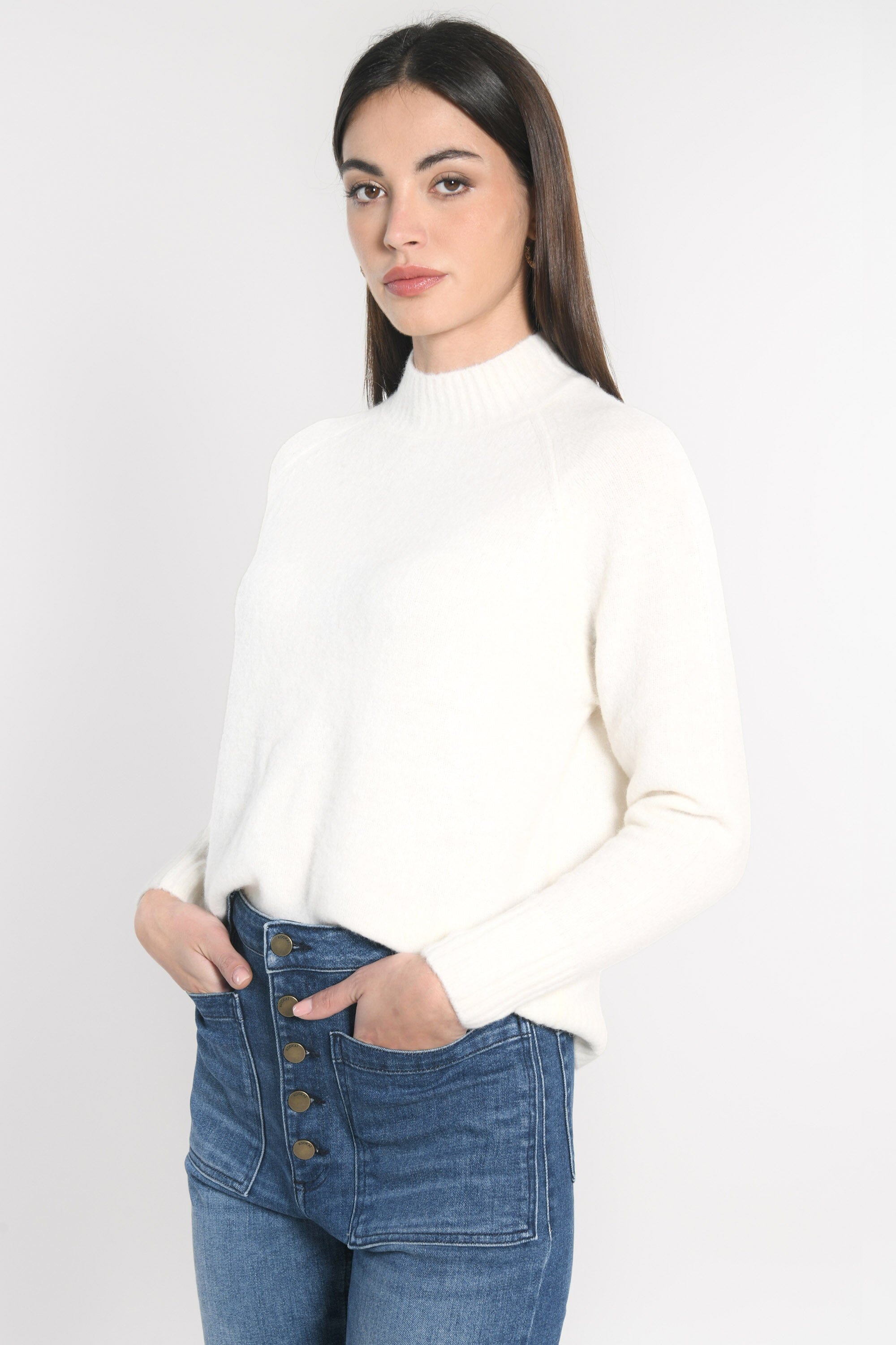 PULL COL MONTANT CONNIE ECRU PULL KOOKAI Mode Kookai