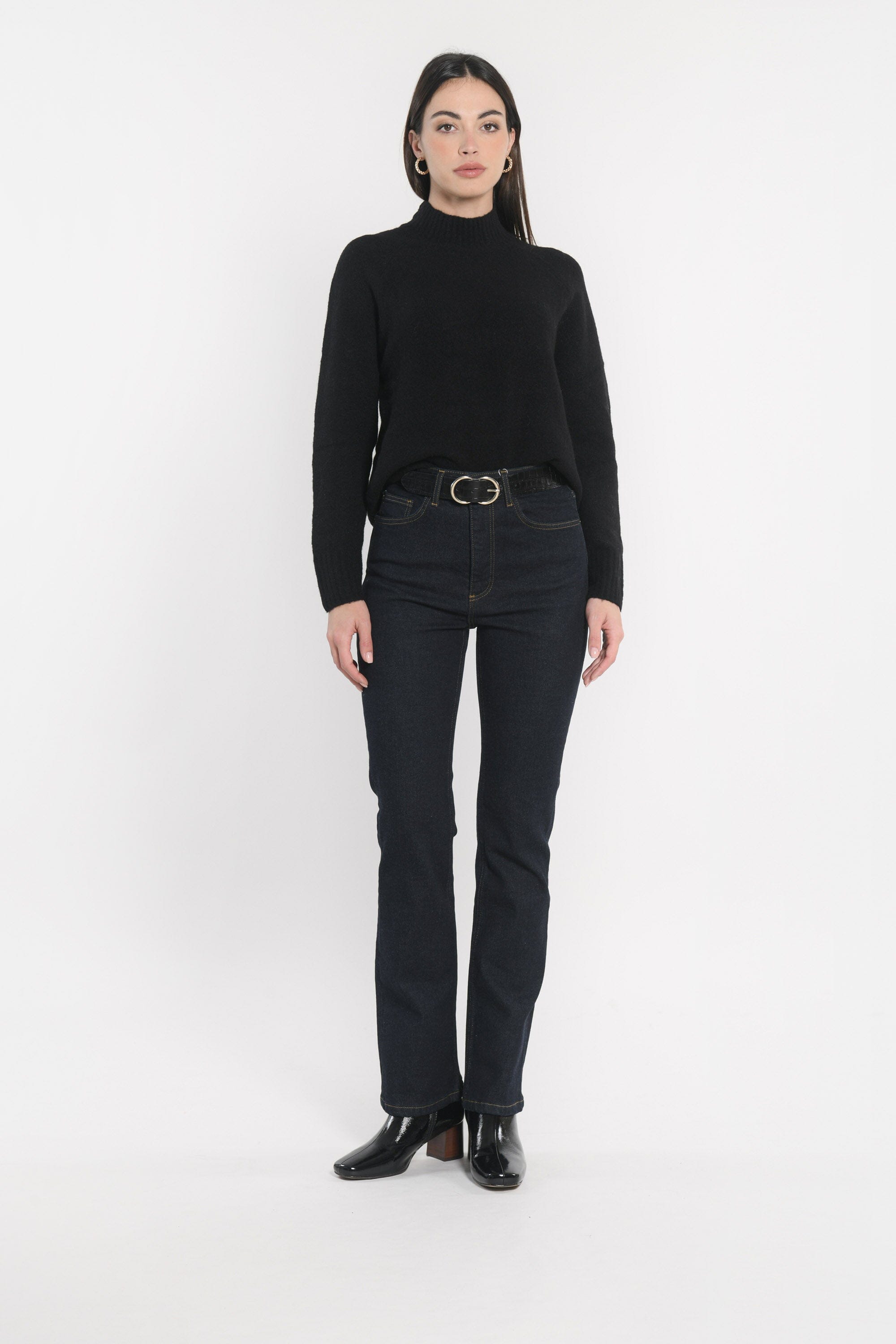 PULL COL MONTANT CONNIE NOIR PULL KOOKAI Mode Kookai