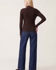 PULL COL MONTANT - D-BAYRON - BRUN PULL NEW KOOKAI Mode Kookai