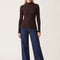PULL COL MONTANT - D-BAYRON - BRUN PULL NEW KOOKAI Mode Kookai