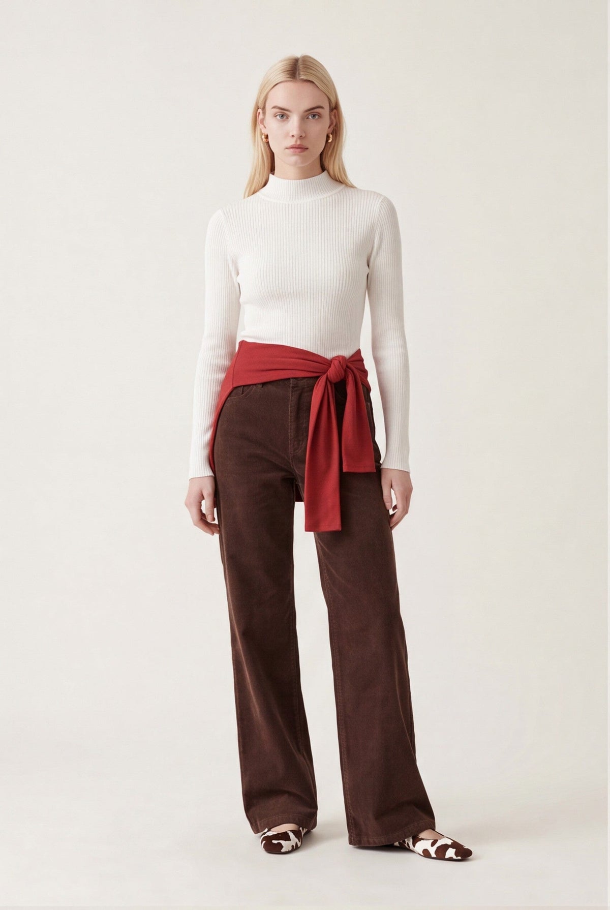 PULL COL MONTANT - D-BAYRON - ECRU PULL NEW KOOKAI Mode Kookai