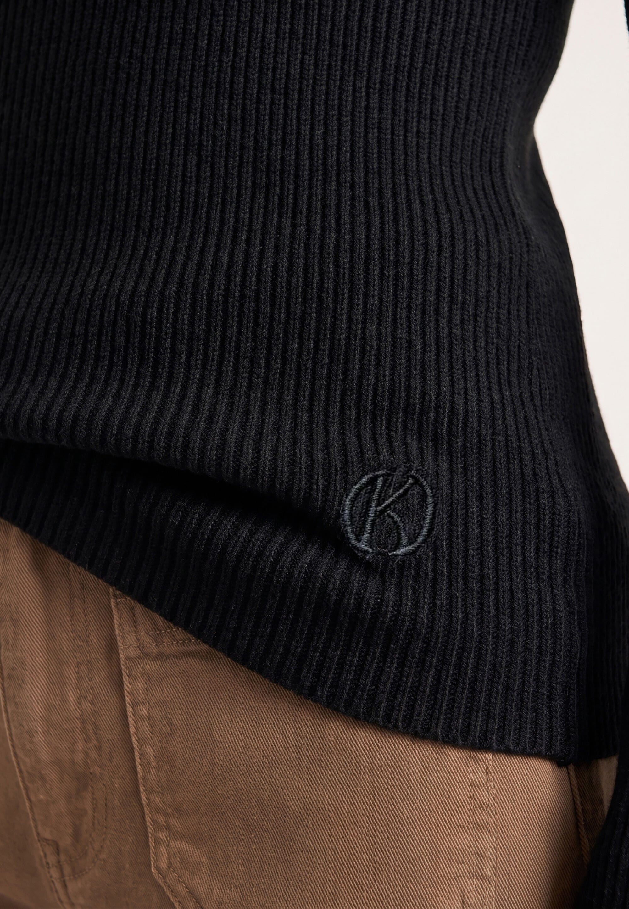 PULL COL MONTANT - D-BAYRON - NOIR PULL NEW KOOKAI Mode Kookai