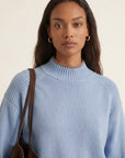 PULL COL MONTANT - DARI - CIEL/CAMEL PULL NEW KOOKAI Mode Kookai