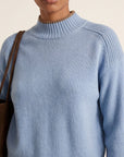 PULL COL MONTANT - DARI - CIEL/CAMEL PULL NEW KOOKAI Mode Kookai