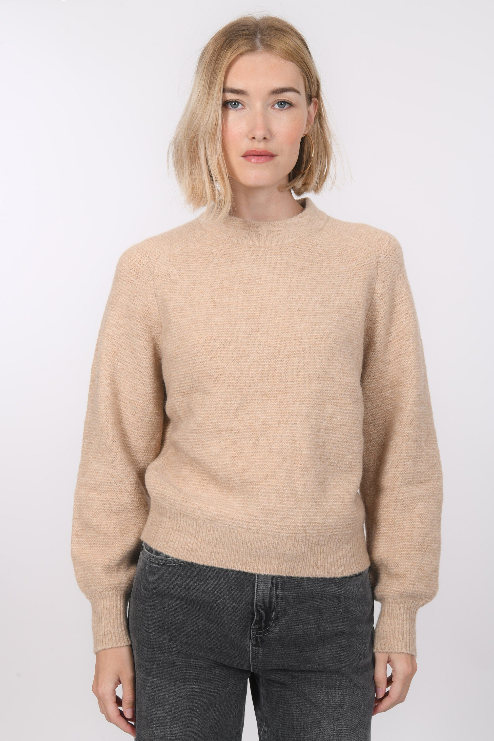 PULL COL ROND - BAMBI - CAMEL PULL NEW KOOKAI Mode Kookai
