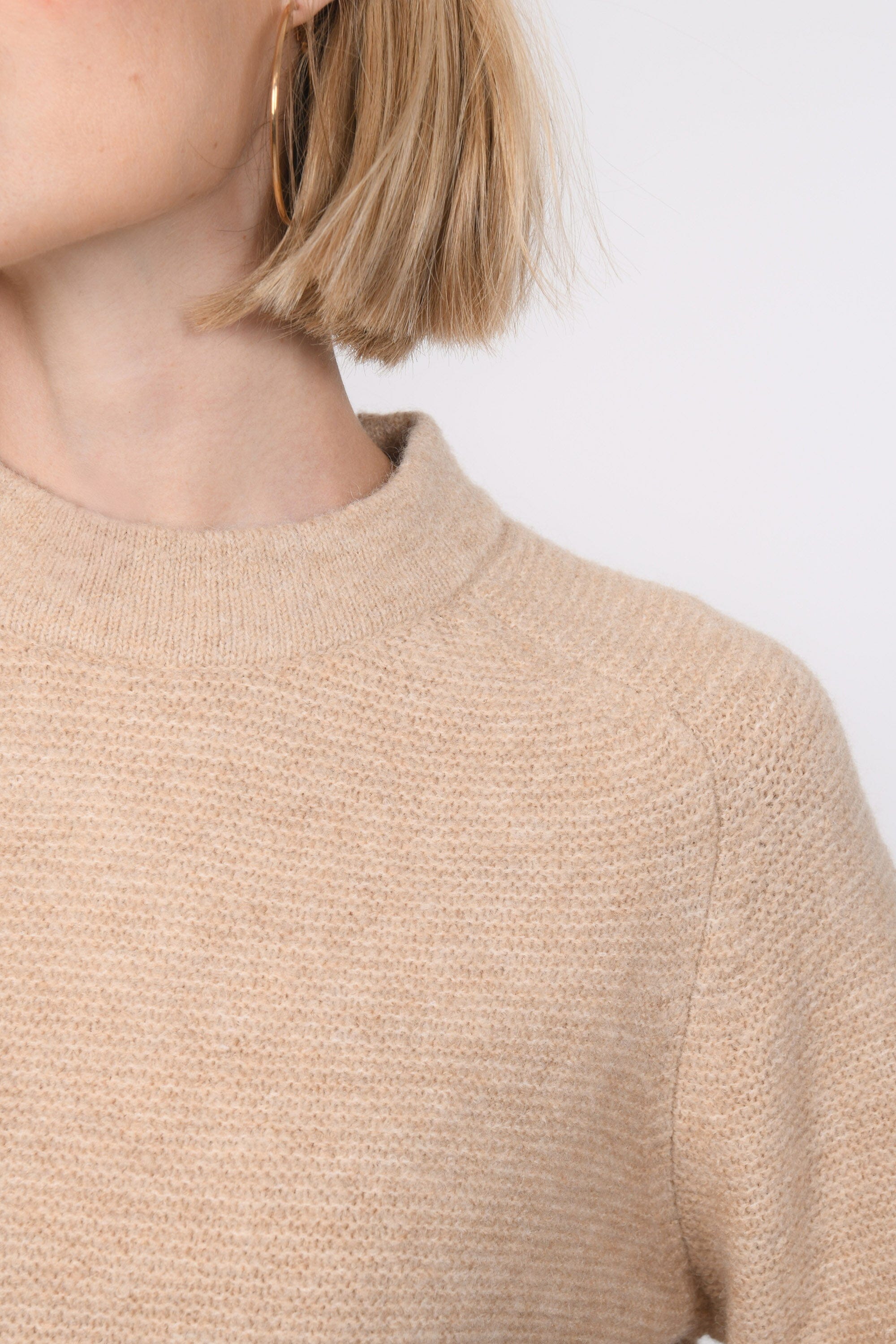PULL COL ROND - BAMBI - CAMEL PULL NEW KOOKAI Mode Kookai