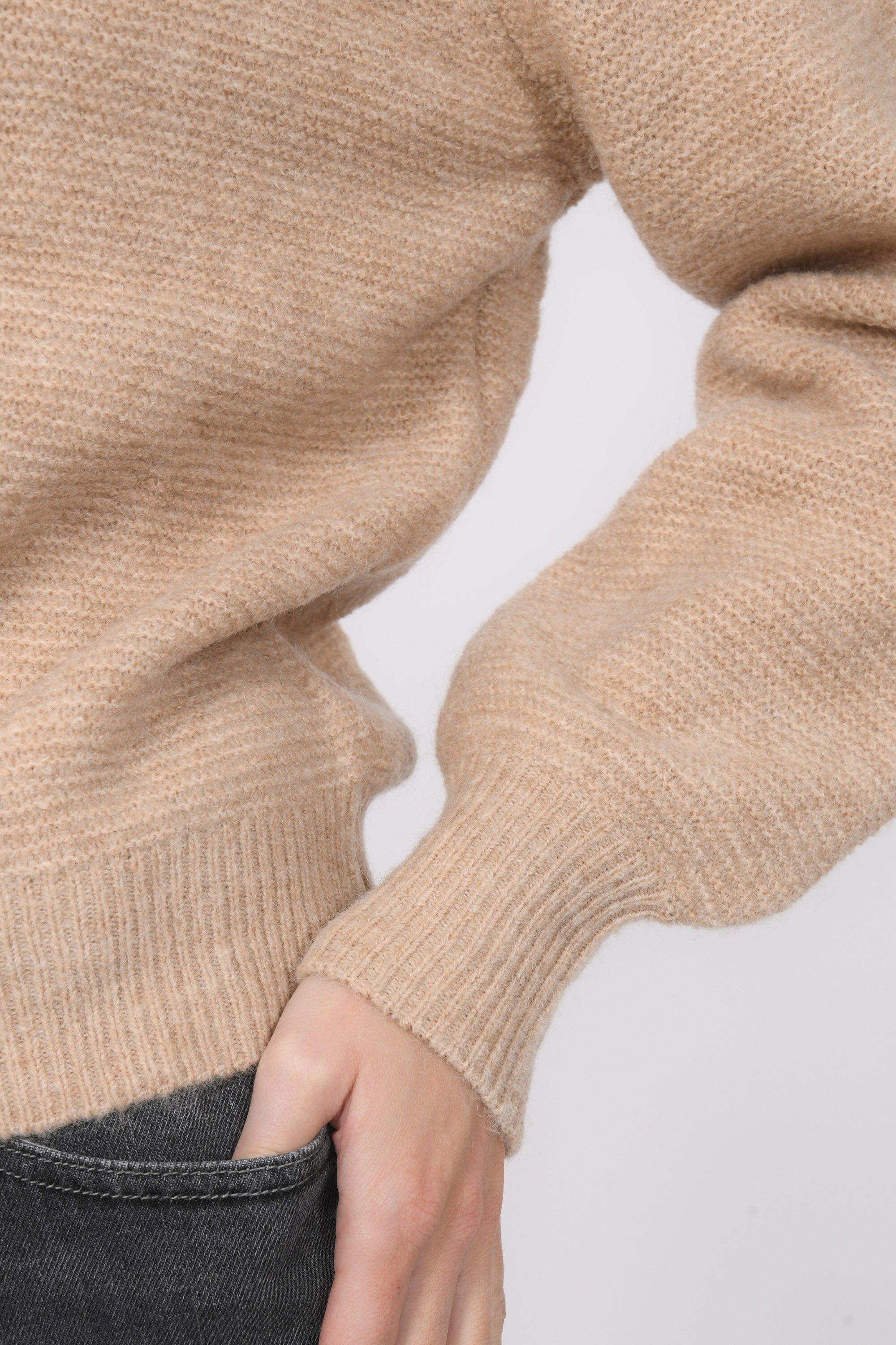 PULL COL ROND - BAMBI - CAMEL PULL NEW KOOKAI Mode Kookai