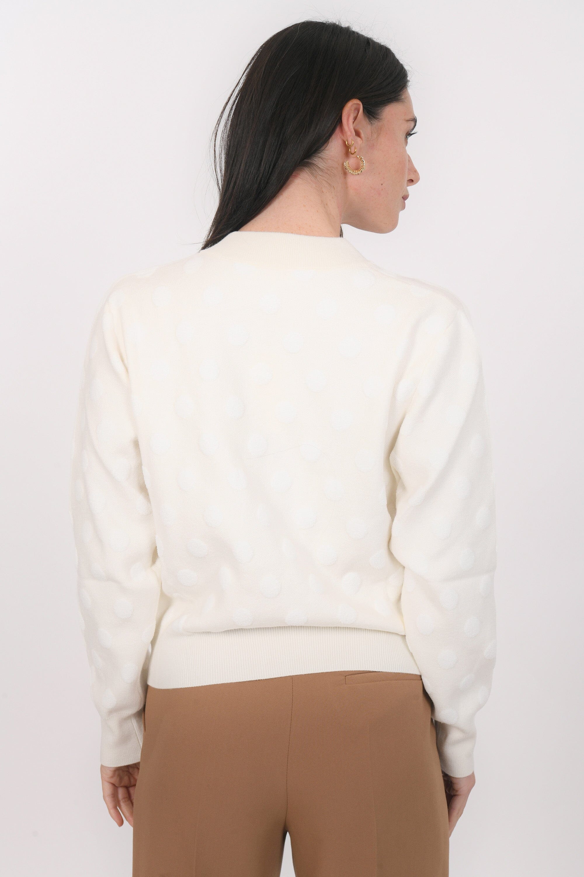 PULL COL ROND - BESSY - ECRU PULL NEW KOOKAI Mode Kookai