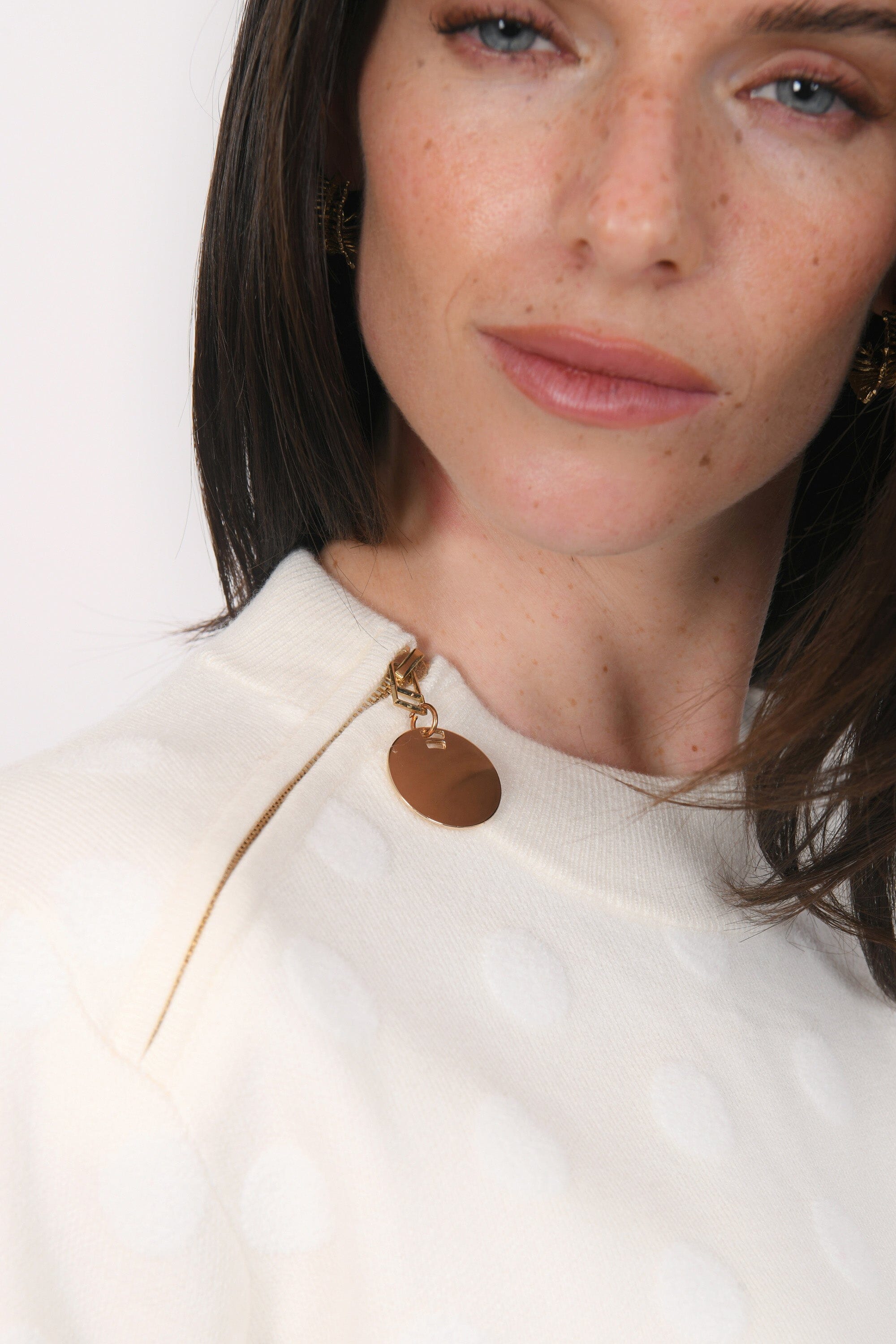 PULL COL ROND - BESSY - ECRU PULL NEW KOOKAI Mode Kookai