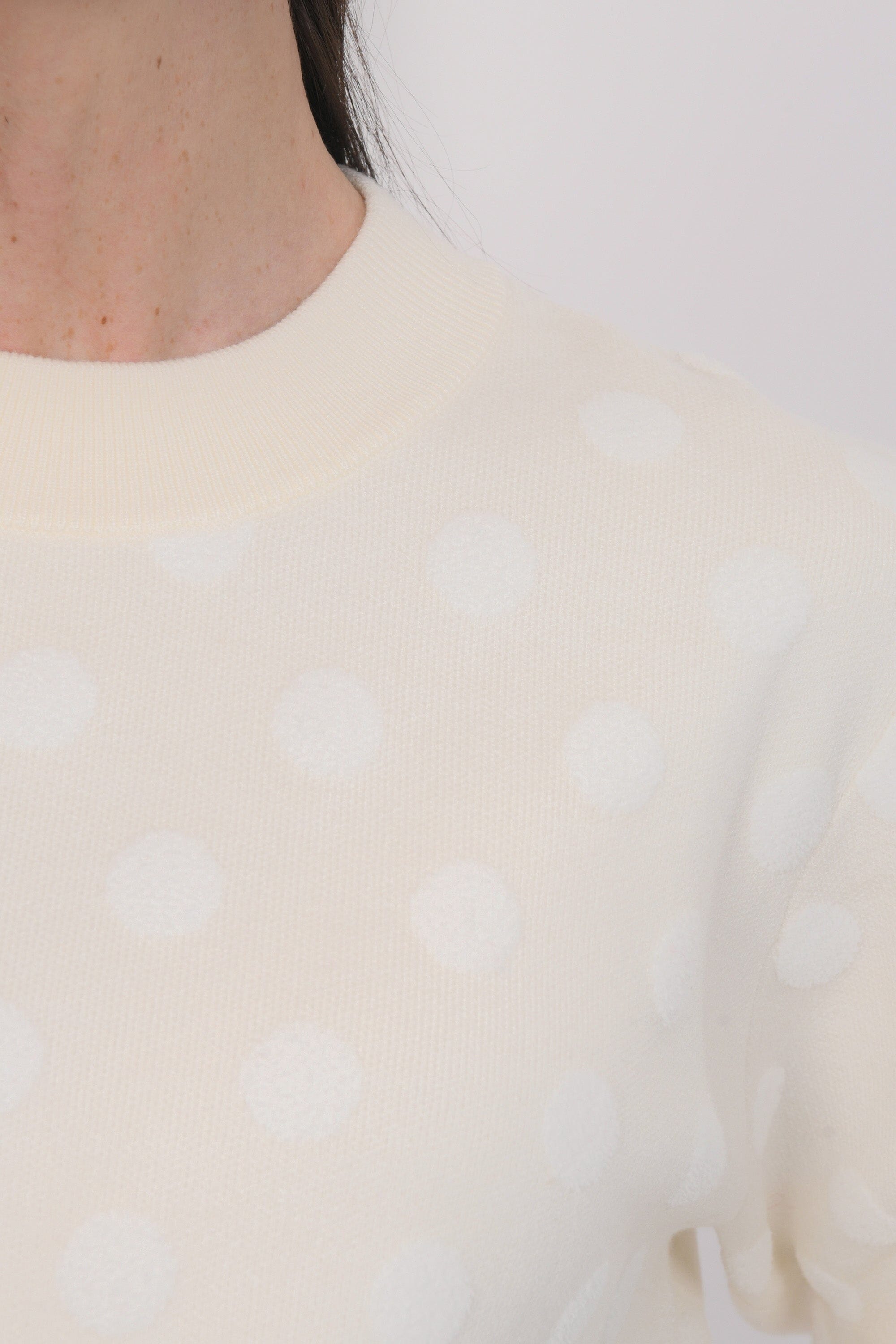 PULL COL ROND - BESSY - ECRU PULL NEW KOOKAI Mode Kookai