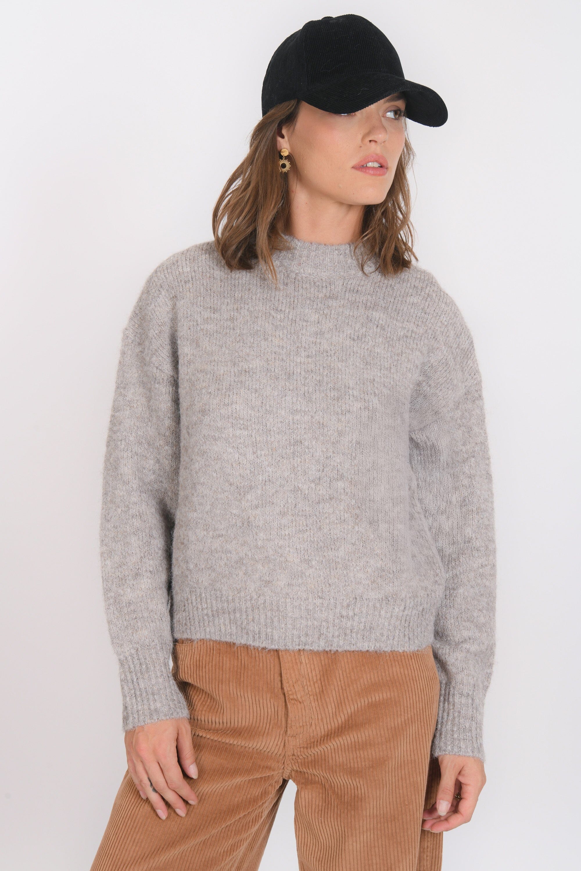 PULL COL ROND - BIANCA - TAUPE PULL NEW KOOKAI Mode Kookai