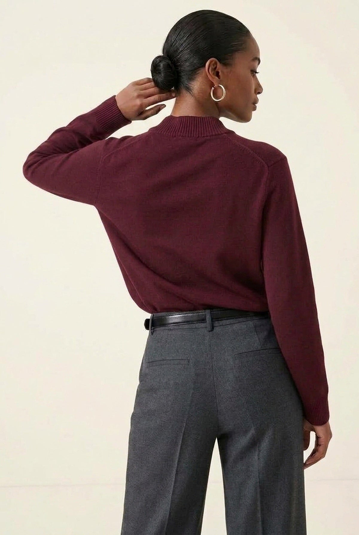 PULL COL ROND - DANITA - BORDEAUX PULL NEW KOOKAI Mode Kookai
