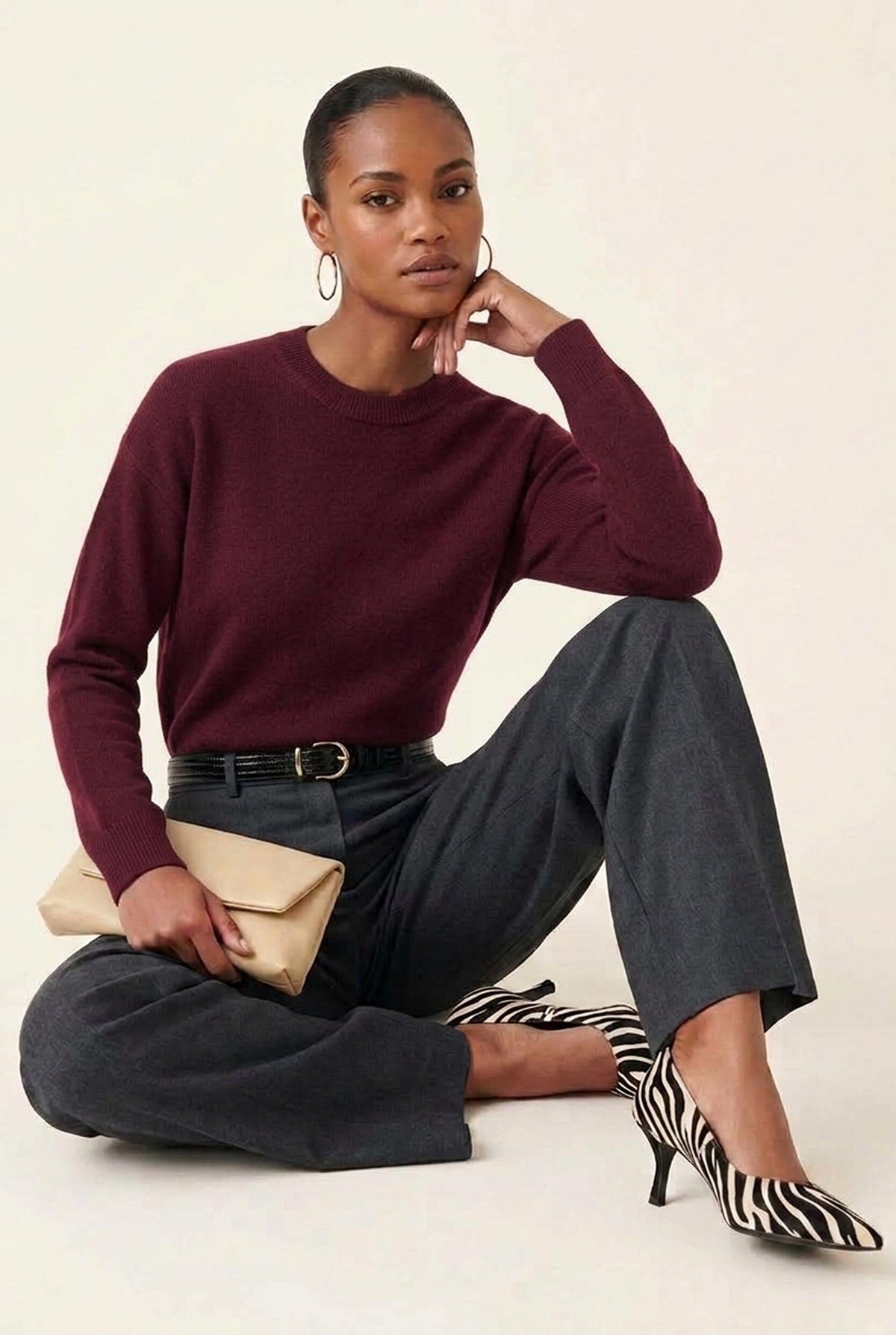 PULL COL ROND - DANITA - BORDEAUX PULL NEW KOOKAI Mode Kookai