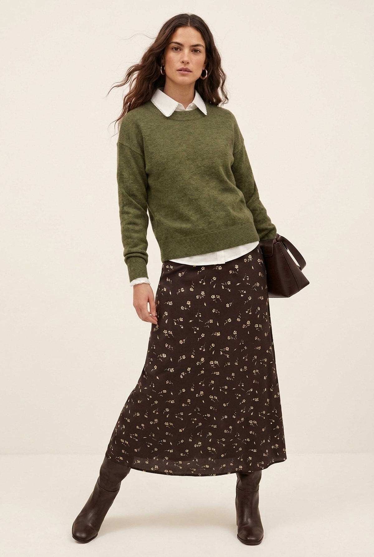 PULL COL ROND - DANITA - KAKI PULL NEW KOOKAI Mode Kookai