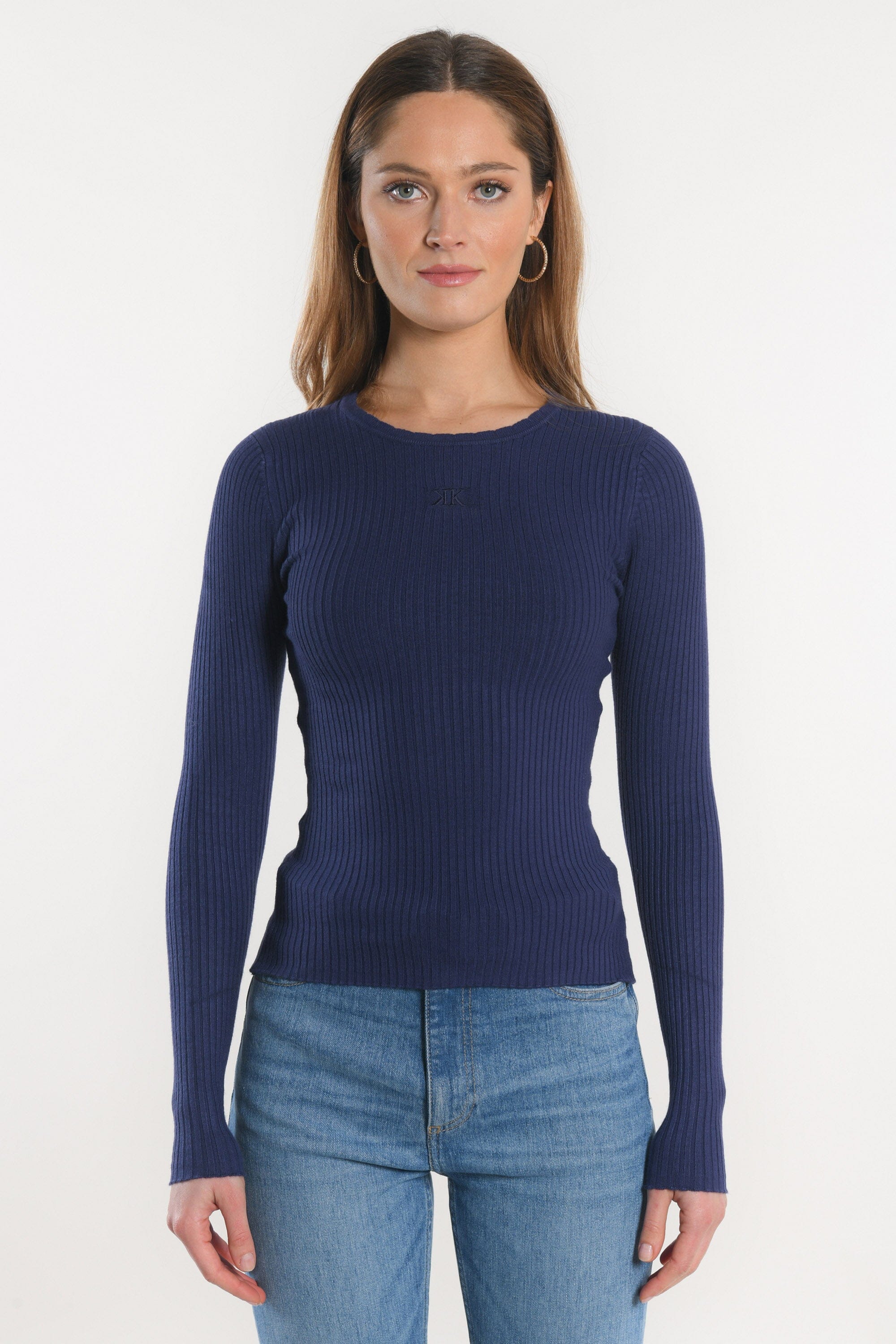 PULL COL ROND - ELISA - PATRIOT BLUE PULL KOOKAI Mode Kookai