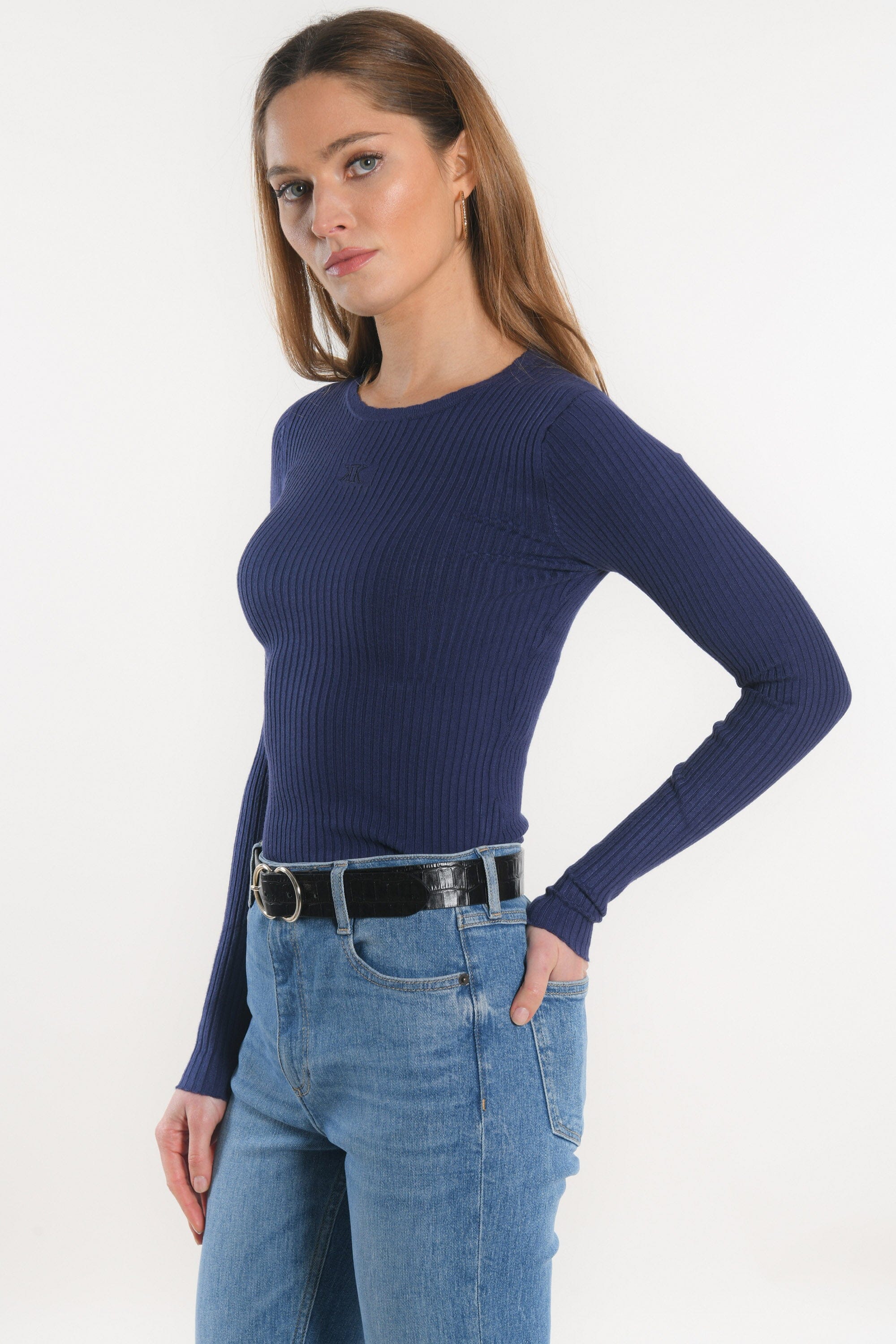 PULL COL ROND - ELISA - PATRIOT BLUE PULL KOOKAI Mode Kookai