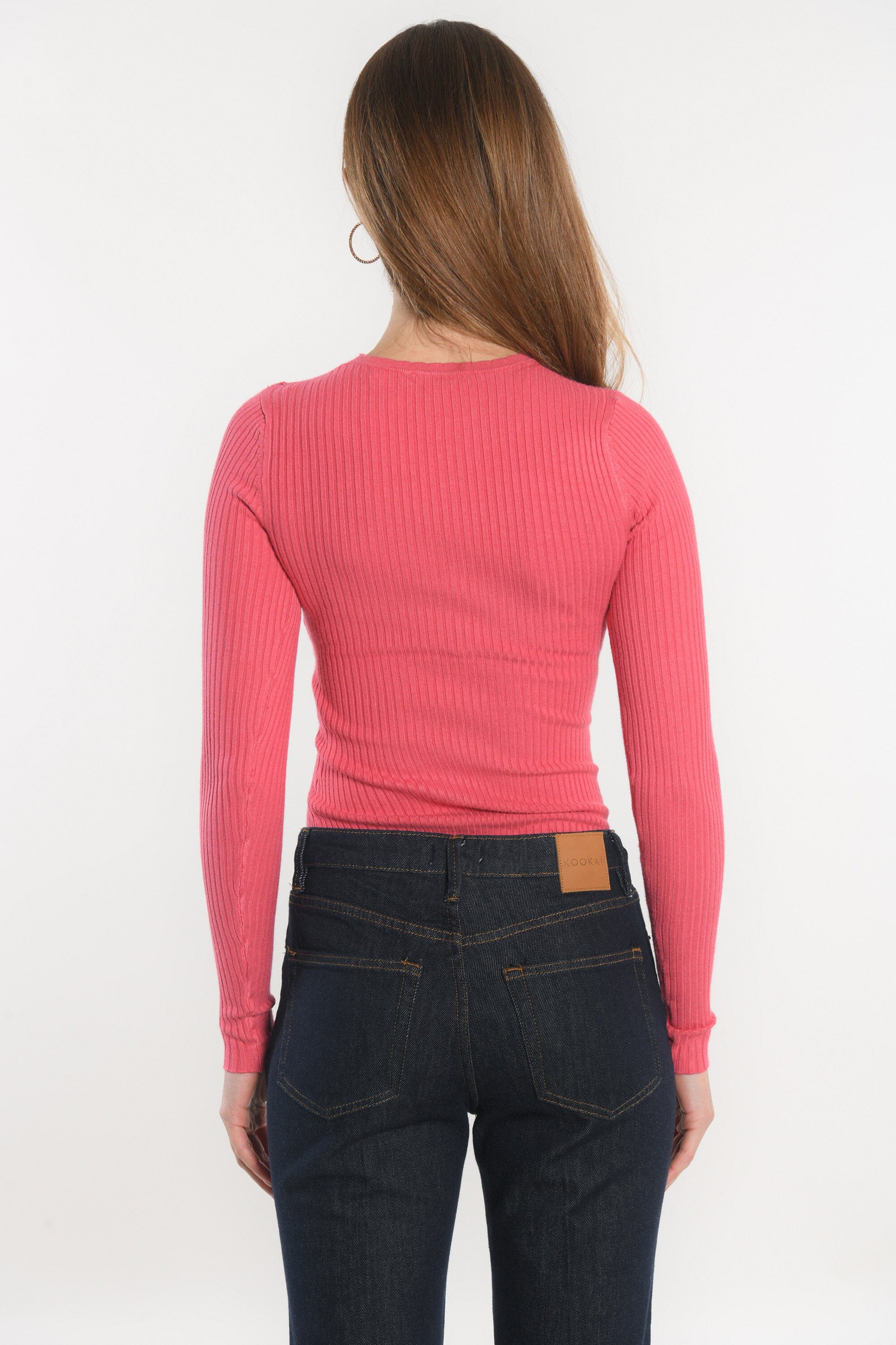 PULL COL ROND - ELISA - RAPTUR ROSE PULL KOOKAI Mode Kookai