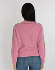 PULL COL ROND GABBY ROSE/BEIGE CHINÉ PULL KOOKAI Mode Kookai