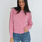 PULL COL ROND GABBY ROSE/BEIGE CHINÉ PULL KOOKAI Mode Kookai