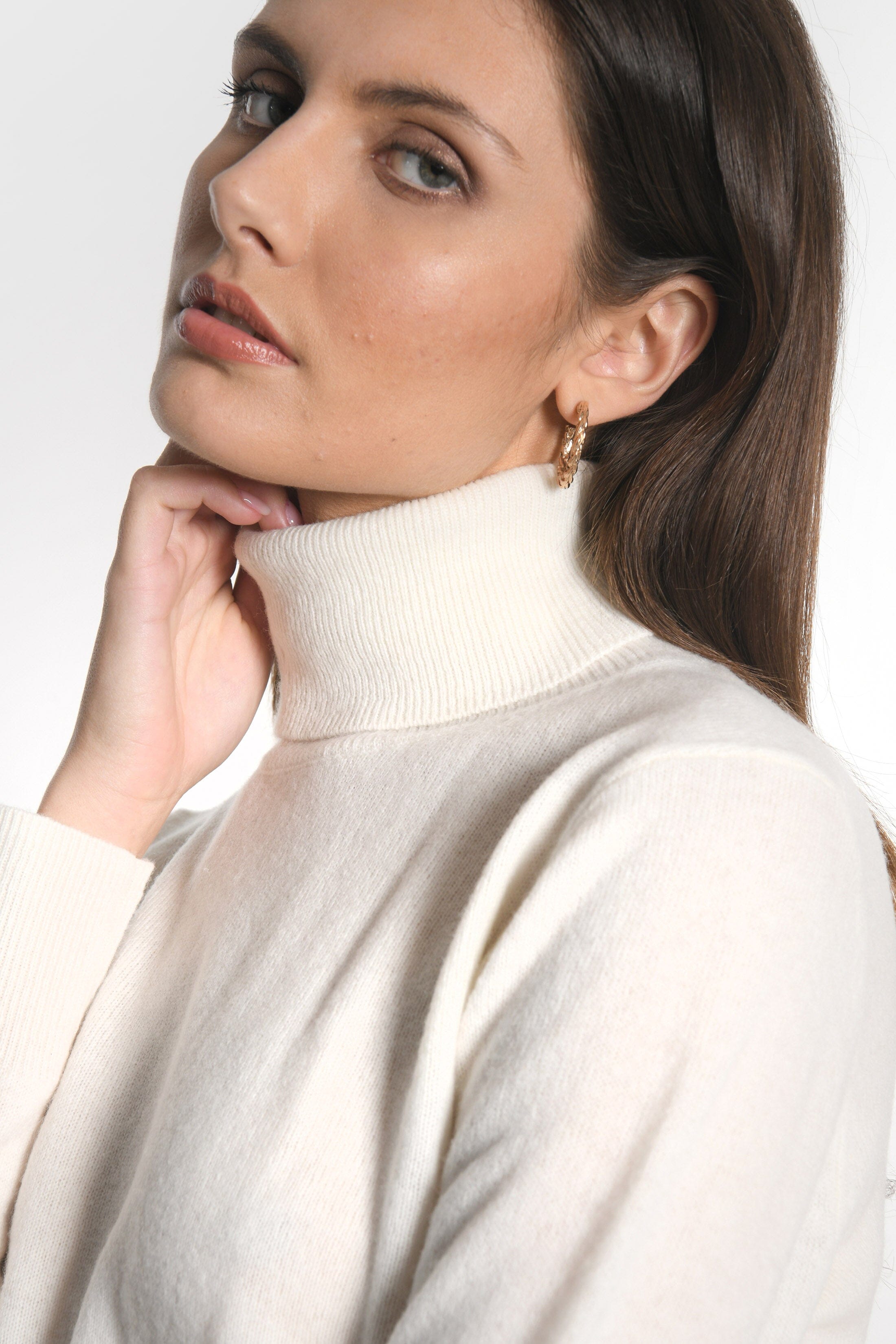 PULL COL ROULÉ ANITA ÉCRU PULL KOOKAI Mode Kookai