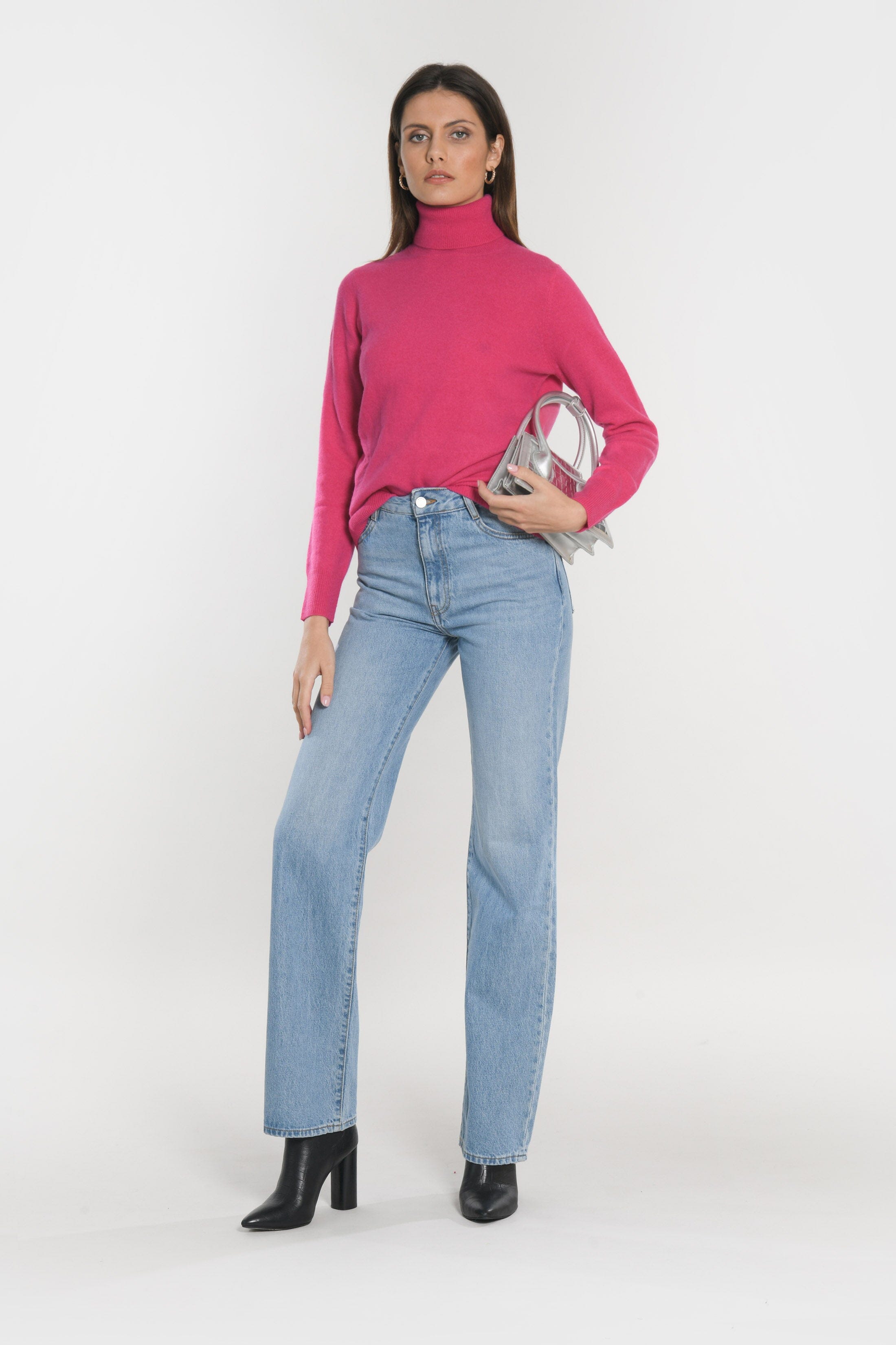 PULL COL ROULÉ ANITA FUSCHIA PULL KOOKAI Mode Kookai