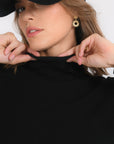 PULL COL ROULE - B-ANITA - NOIR PULL NEW KOOKAI Mode Kookai