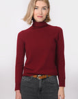 PULL COL ROULE - B-ANITA - RHUBARBE PULL NEW KOOKAI Mode Kookai