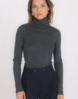 PULL COL ROULE - B-OLYMPE - ANTHRACITE PULL NEW KOOKAI Mode Kookai