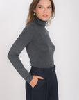 PULL COL ROULE - B-OLYMPE - ANTHRACITE PULL NEW KOOKAI Mode Kookai