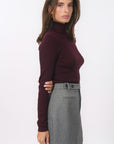 PULL COL ROULE - B-OLYMPE - BORDEAUX PULL NEW KOOKAI Mode Kookai