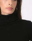 PULL COL ROULE - B-OLYMPE - NOIR PULL NEW KOOKAI Mode Kookai
