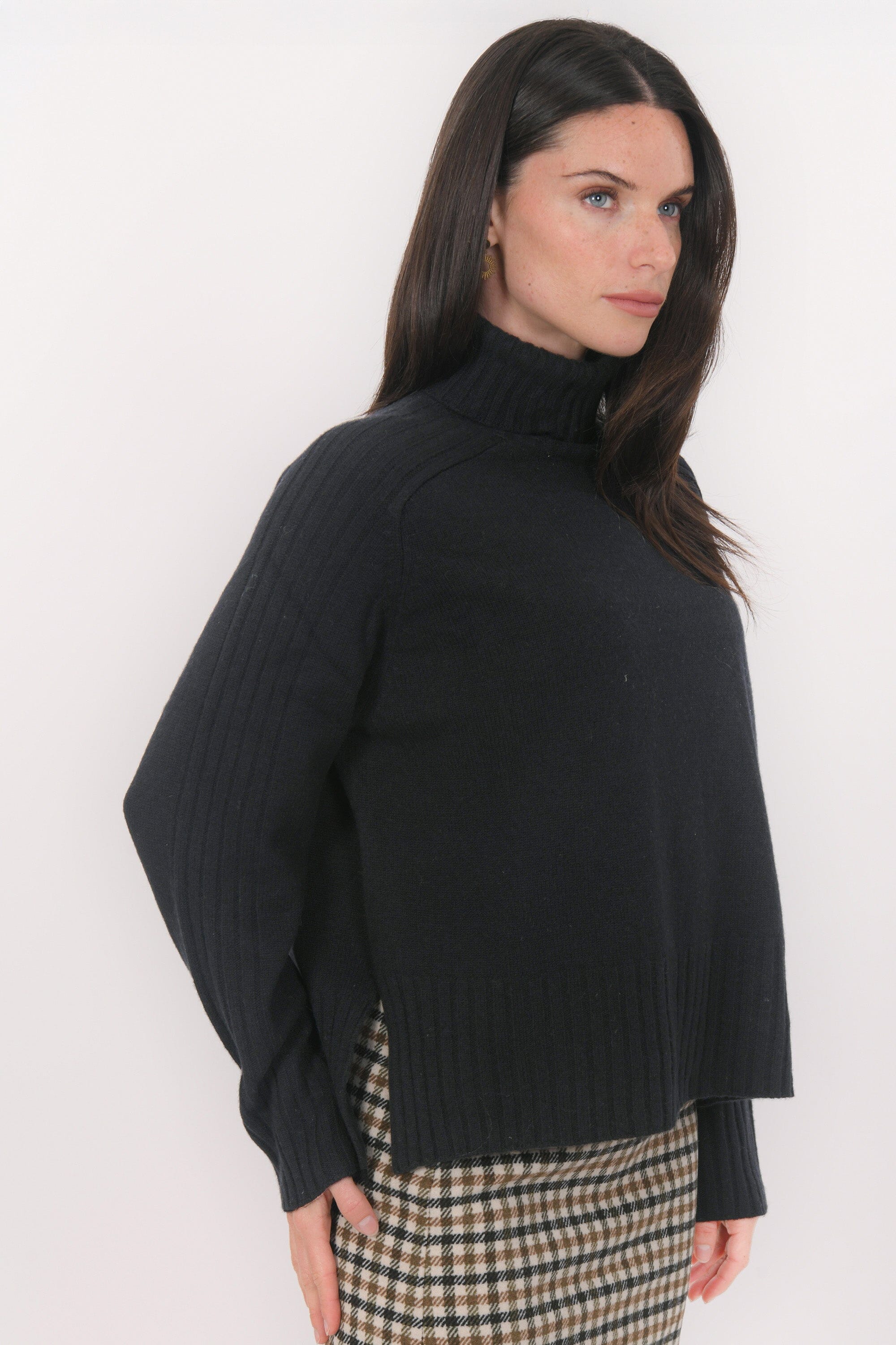 PULL COL ROULE - BART - NOIR PULL NEW KOOKAI Mode Kookai