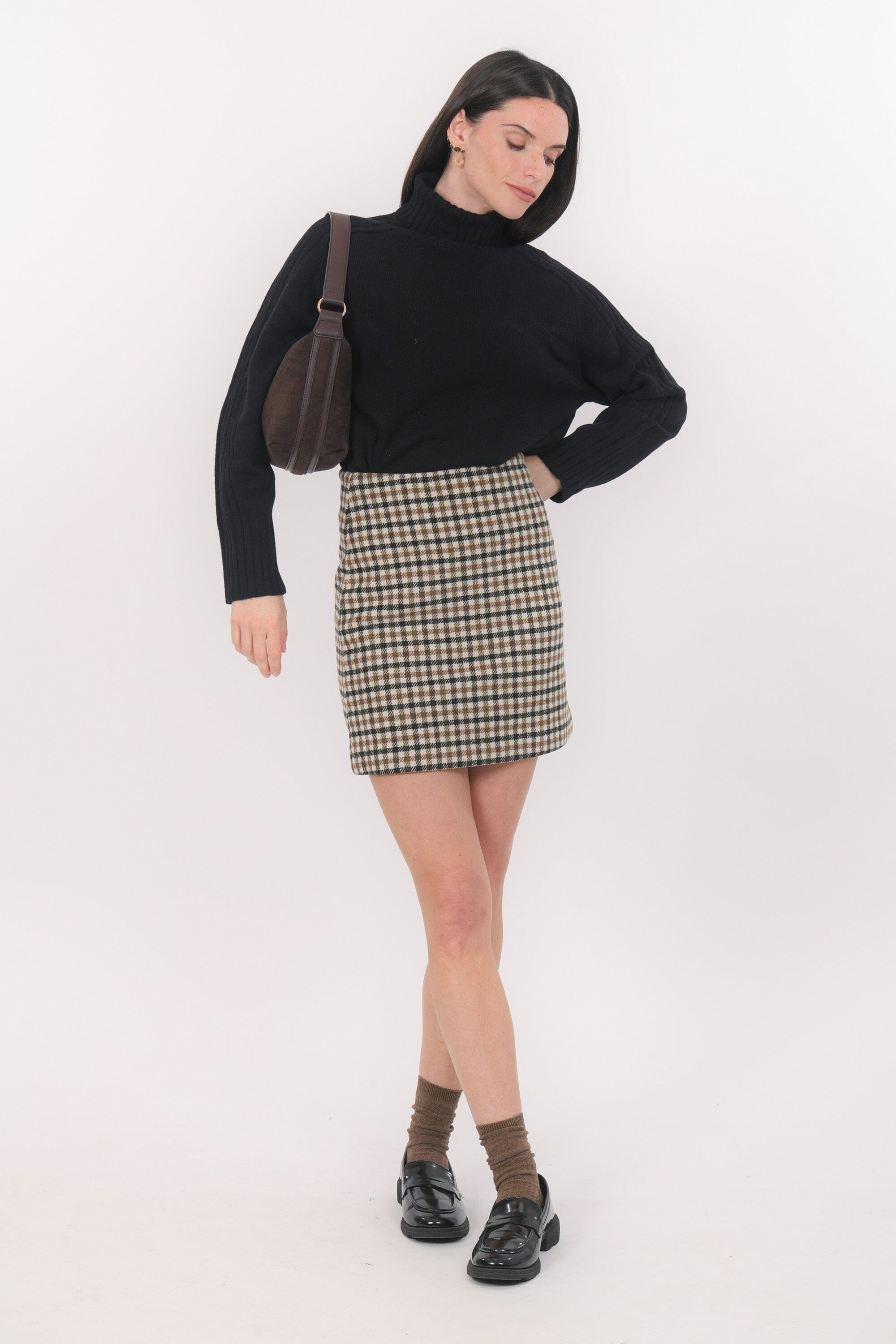 PULL COL ROULE - BART - NOIR PULL NEW KOOKAI Mode Kookai