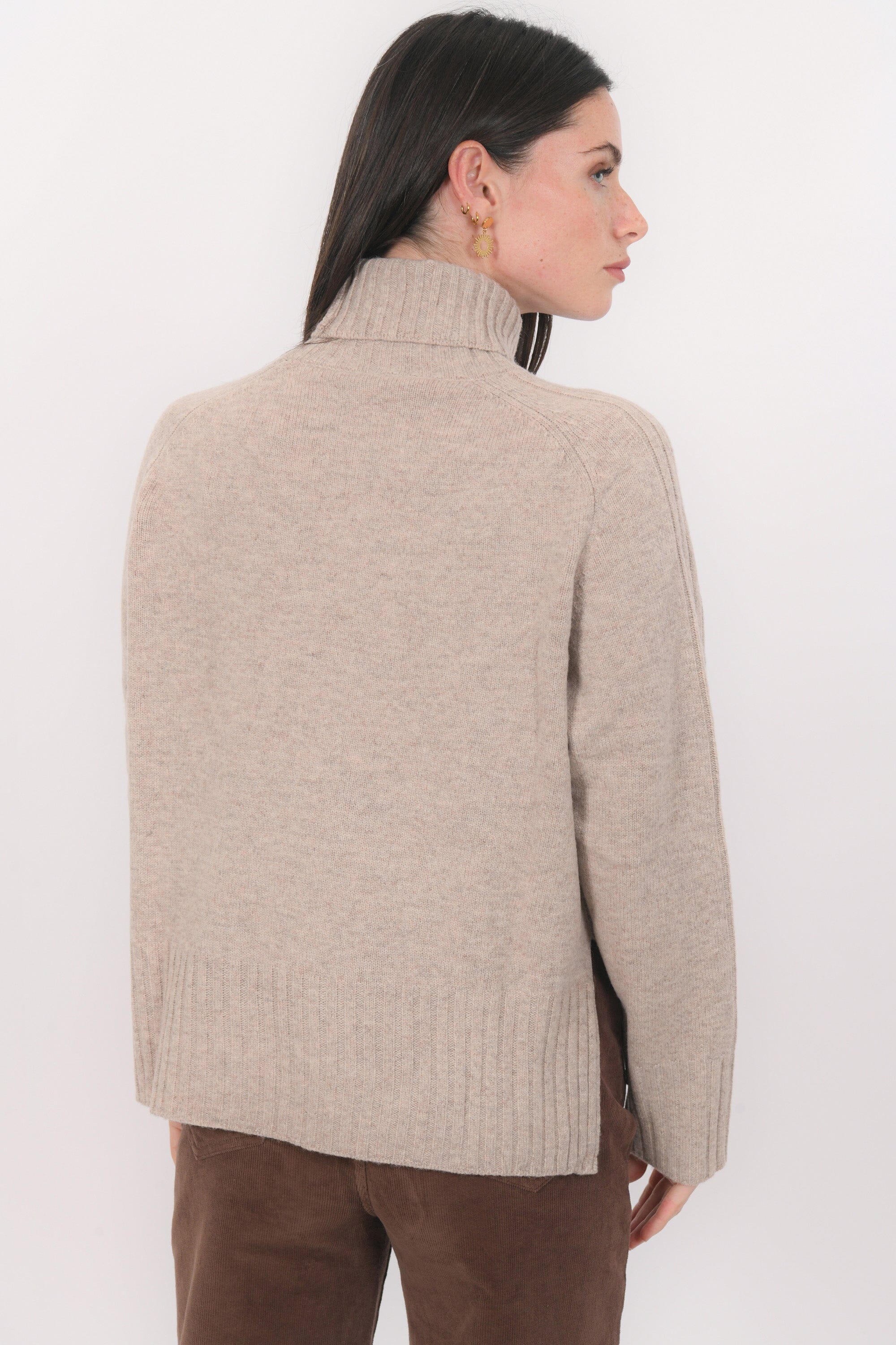 PULL COL ROULE - BART - TAUPE PULL NEW KOOKAI Mode Kookai