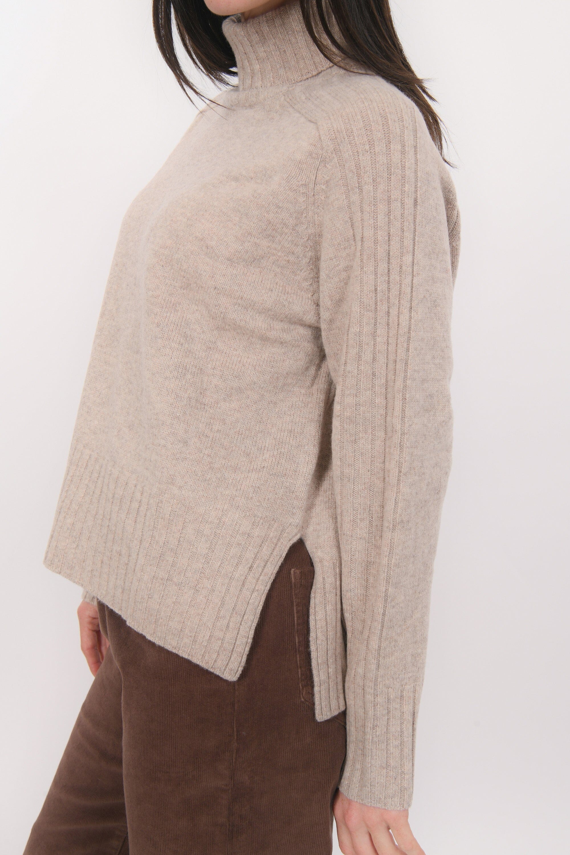 PULL COL ROULE - BART - TAUPE PULL NEW KOOKAI Mode Kookai