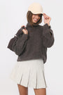 PULL COL ROULE - BRUNO - BROWN PULL NEW KOOKAI Mode Kookai