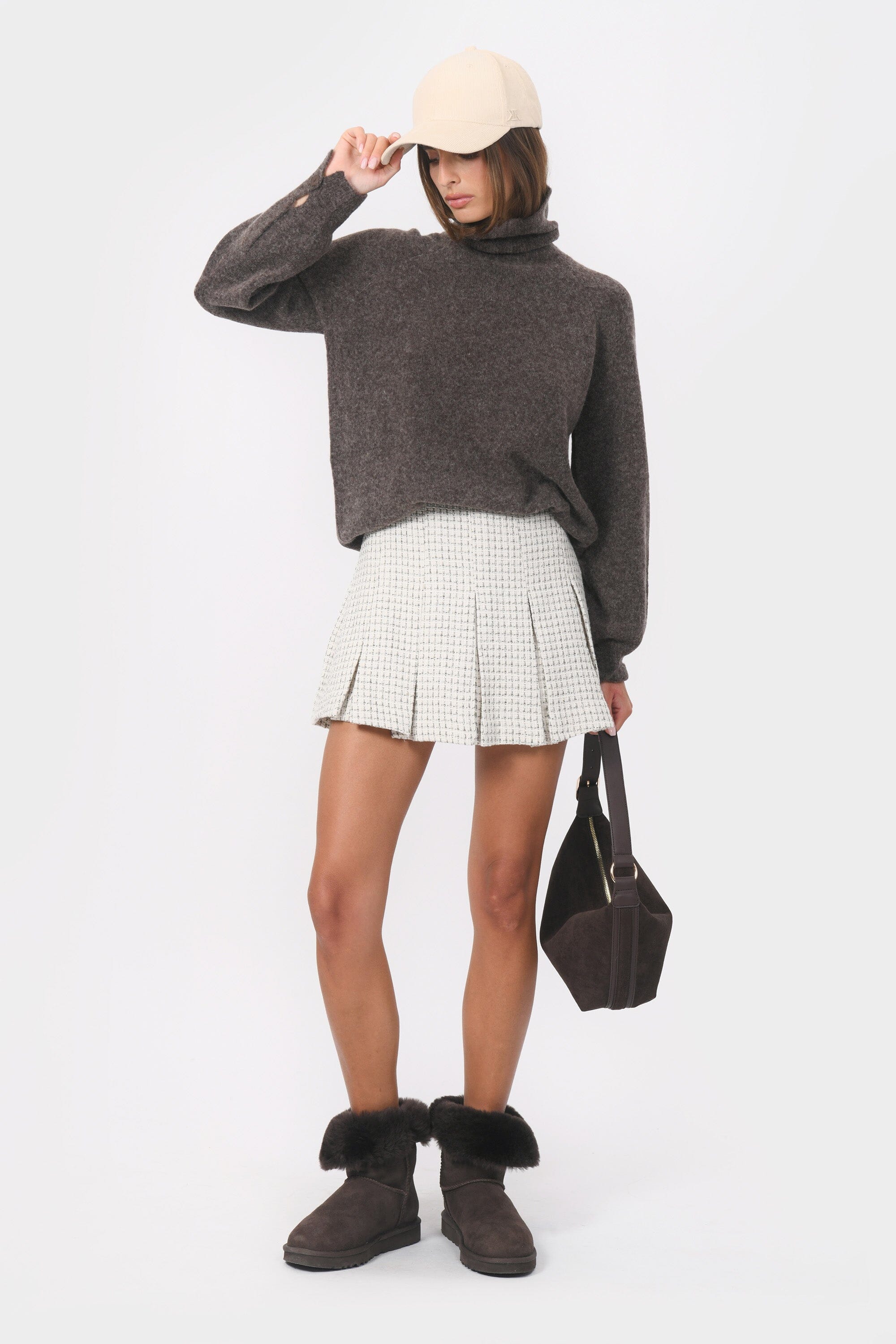 PULL COL ROULE - BRUNO - BROWN PULL NEW KOOKAI Mode Kookai